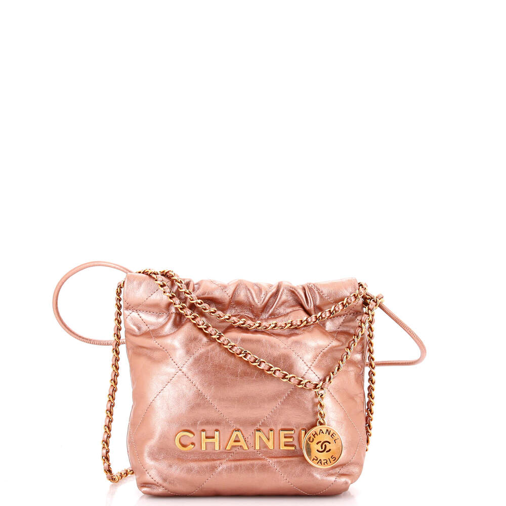 Chanel 22 Chain Hobo Quilted Calfskin #263632C48B